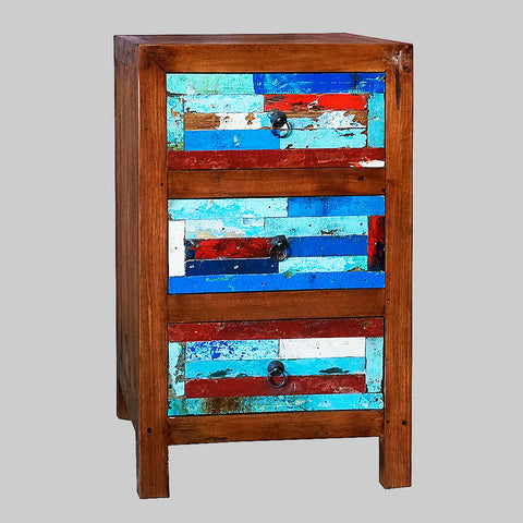 3 drawer chest w finger patchwork #3