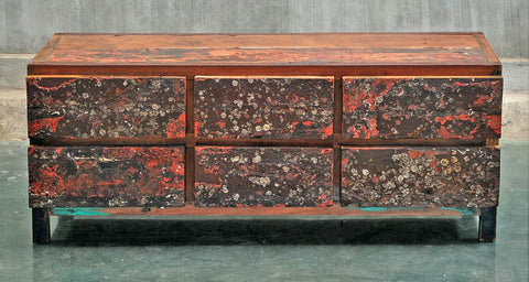 6 Drawer Horizontal with Barnacles - #104
