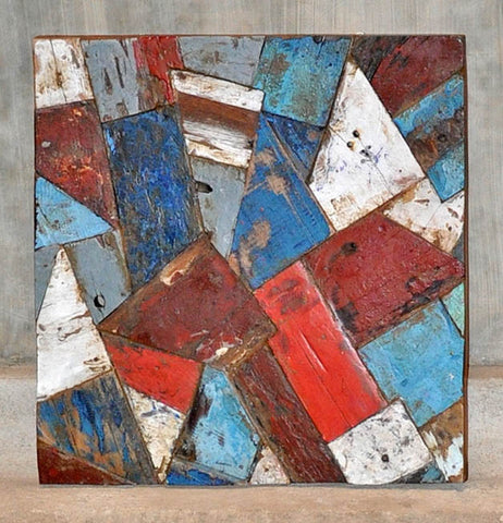 PATCHWORK TRIANGLE PANEL 24x24 - #106