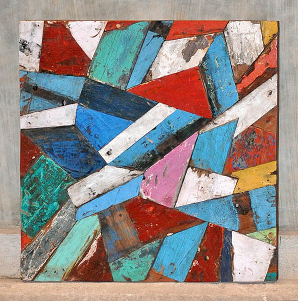 PATCHWORK TRIANGLE PANEL 32x32 - #115