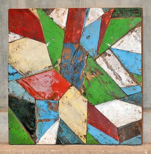 PATCHWORK TRIANGLE PANEL 24x24 - #122