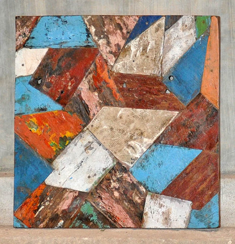 PATCHWORK TRIANGLE PANEL 24x24 - #125