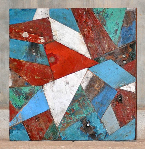 PATCHWORK TRIANGLE PANEL 24x24 - #127