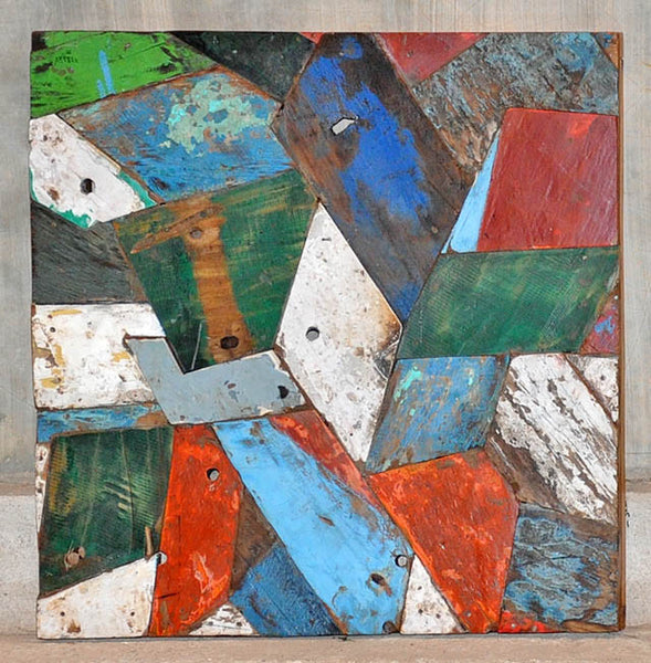 PATCHWORK TRIANGLE PANEL 24x24 - #131