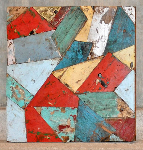 PATCHWORK TRIANGLE PANEL 24x24 - #135