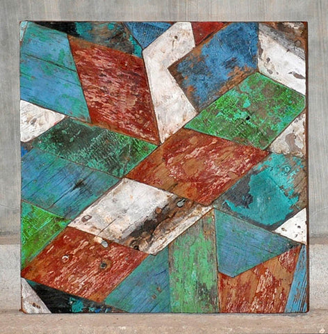 PATCHWORK TRIANGLE PANEL 24x24 - #137