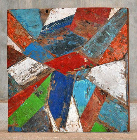 PATCHWORK TRIANGLE PANEL 24x24 - #115