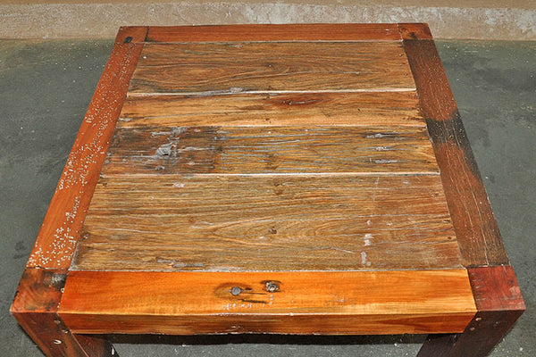 Brown Wood Coffee Table 32x32 - #102