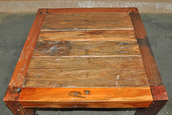 Brown Wood Coffee Table 32x32 - #102