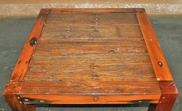 Brown Wood Coffee Table 32x32 - #105