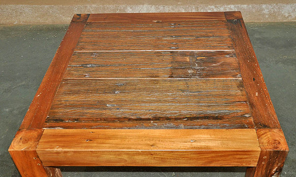 Brown Wood Coffee Table 32x32 - #107