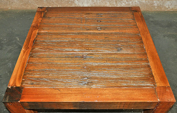 Brown Wood Coffee Table 32x32 - #108