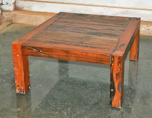 Brown Wood Coffee Table 32x32 - #104