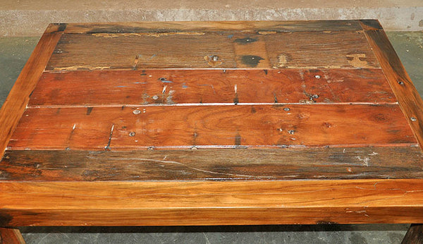 Brown Wood Coffee Table 47x32 - #105