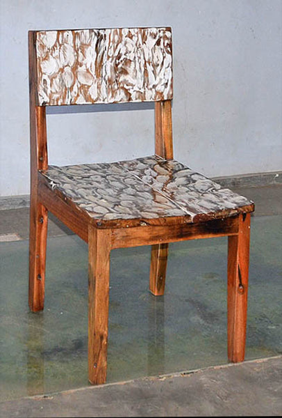 Standard Chair with White Carving - #112
