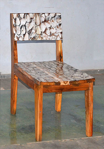 Standard Chair with White Carving - #127