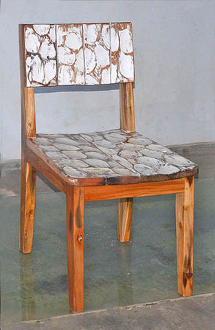 Standard Chair with White Carving - #131