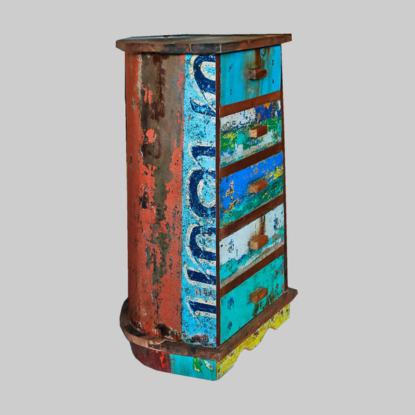 Fishing boat 5 Drawer Chest - #17