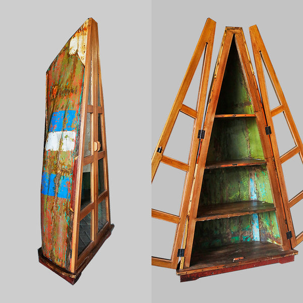 Boat cabinet w 2 glass doors  - #1