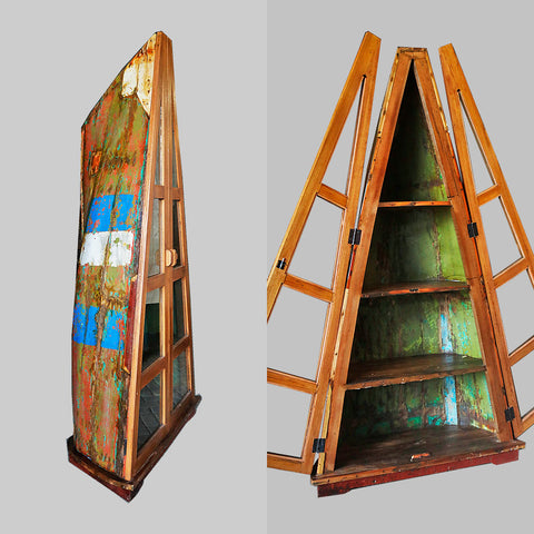 Boat cabinet w 2 glass doors  - #1