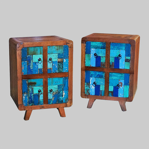 4 door patchwork cabinet-#1