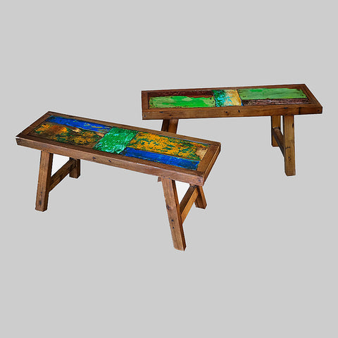 PATCHWORK BENCH 47'' - #113