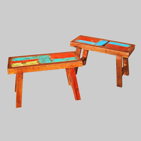 PATCHWORK BENCH 30" #1