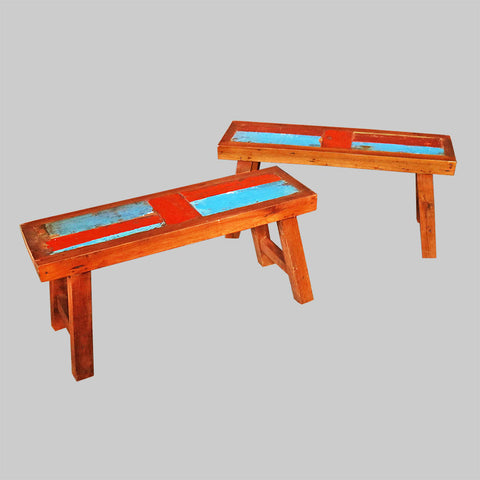 PATCHWORK BENCH 39'' - #115