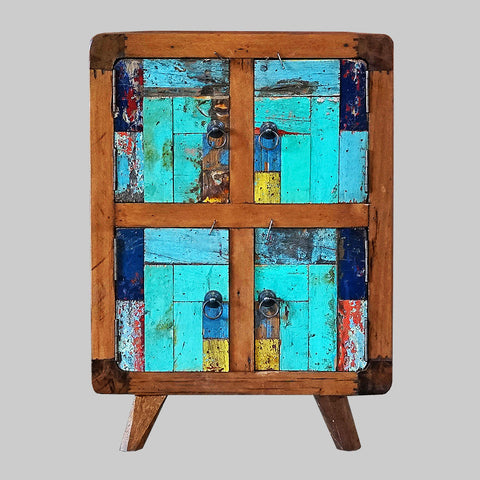 4 door patchwork cabinet-#5