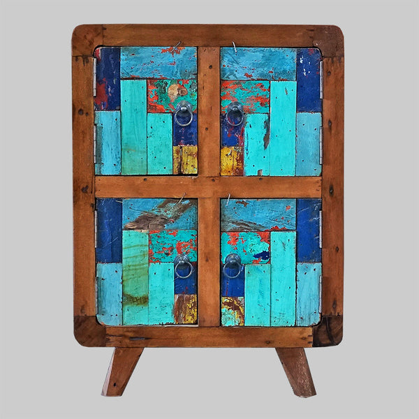 4 door patchwork cabinet-#6