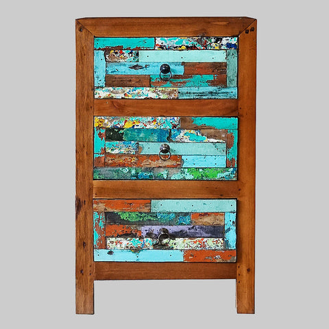 3 drawer chest w finger patchwork #5