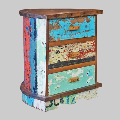 Fishing boat 3 Drawer Chest - #09