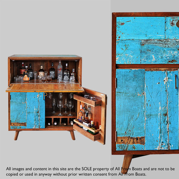 Folding Bar/liquor cabinet - #212