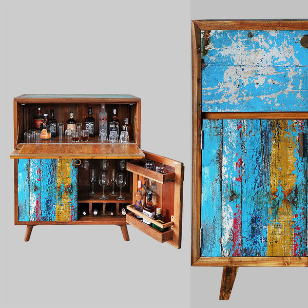 Folding Bar/liquor cabinet - #205