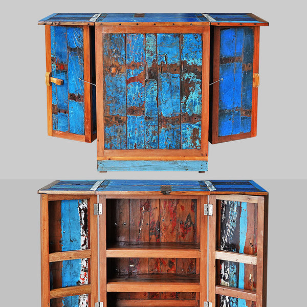 Folding Bar/liquor cabinet - #222