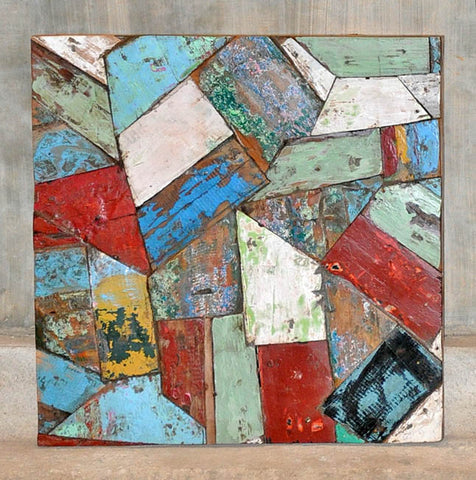 PATCHWORK TRIANGLE PANEL 24x24 - #107