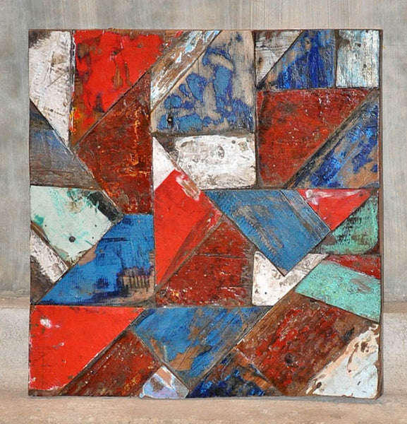 PATCHWORK TRIANGLE PANEL 24x24 - #110