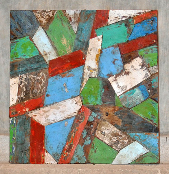 PATCHWORK TRIANGLE PANEL 32x32 - #122