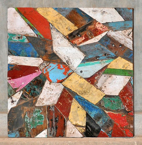 PATCHWORK TRIANGLE PANEL 32x32 - #123
