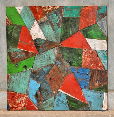 PATCHWORK TRIANGLE PANEL 32x32 - #130