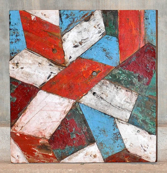 PATCHWORK TRIANGLE PANEL 24x24 - #114