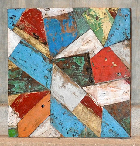 PATCHWORK TRIANGLE PANEL 24x24 - #117