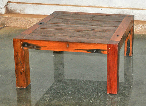 Brown Wood Coffee Table 32x32 - #105