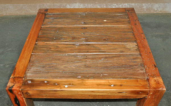 Brown Wood Coffee Table 32x32 - #106