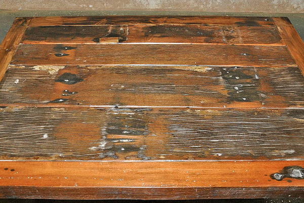 Brown Wood Coffee Table 47x32 - #106