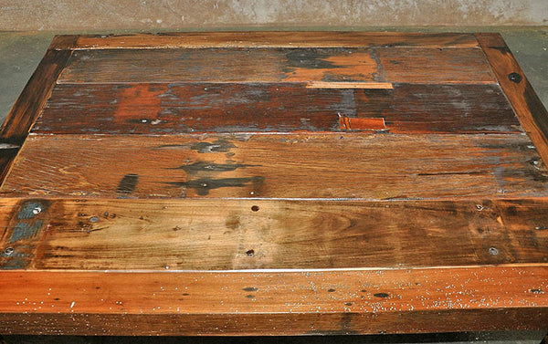 Brown Wood Coffee Table 47x32 - #107