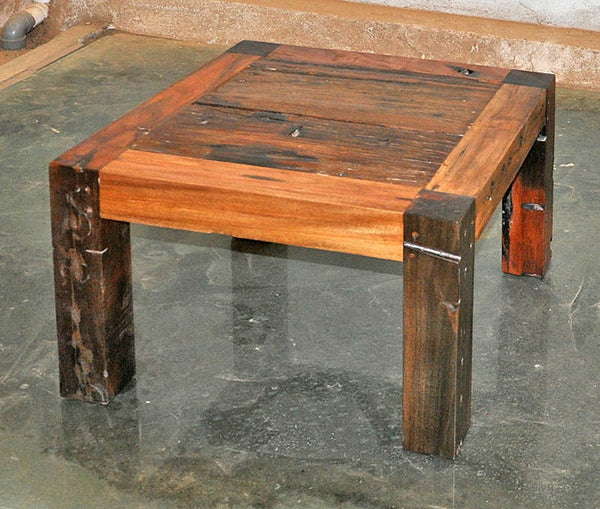 Brown Wood Coffee Table 24x24 - #100