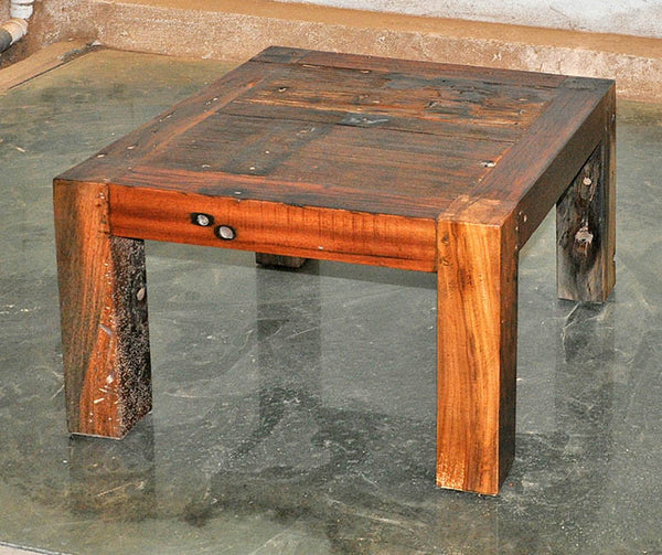 Brown Wood Coffee Table 24x24 - #102