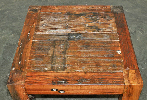 Brown Wood Coffee Table 24x24 - #102