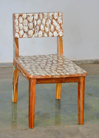 Standard Chair with White Carving - #144